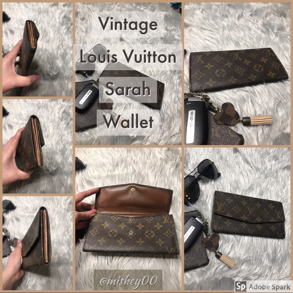 AUTH Vintage Louis Vuitton Sarah Wallet 852 - Picture 2 of 6